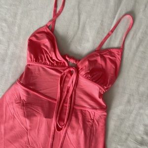 NWT Pink Grey Bandit mini dress